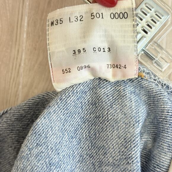 Vintage Levi’s 501xx Cut Off Jean Shorts Men’s 35 (Measures 32”) Made in USA - Picture 10 of 12